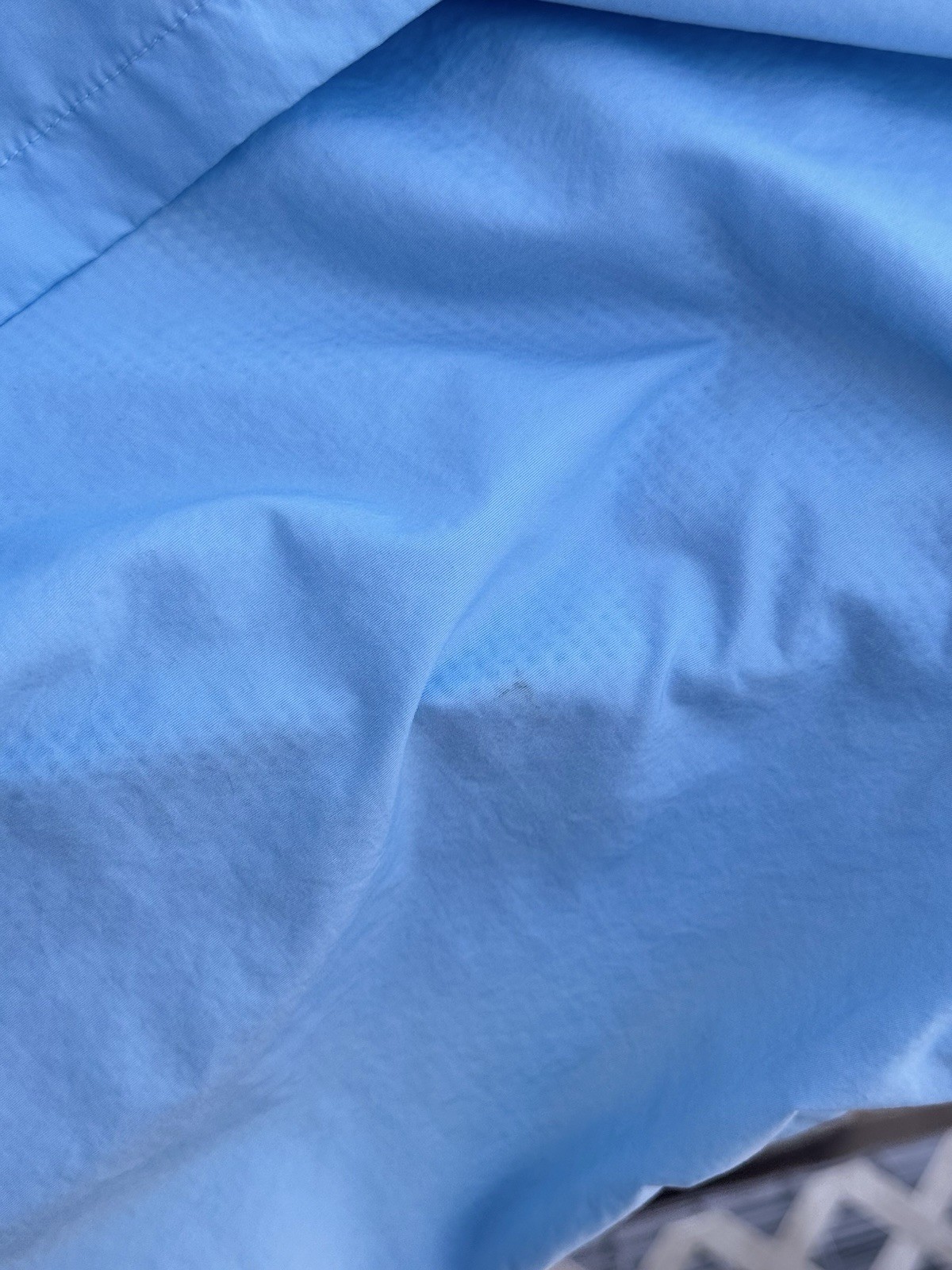 Rennoc Classic Windbreaker Jacket Mens Medium Light Blue Full Zip Style