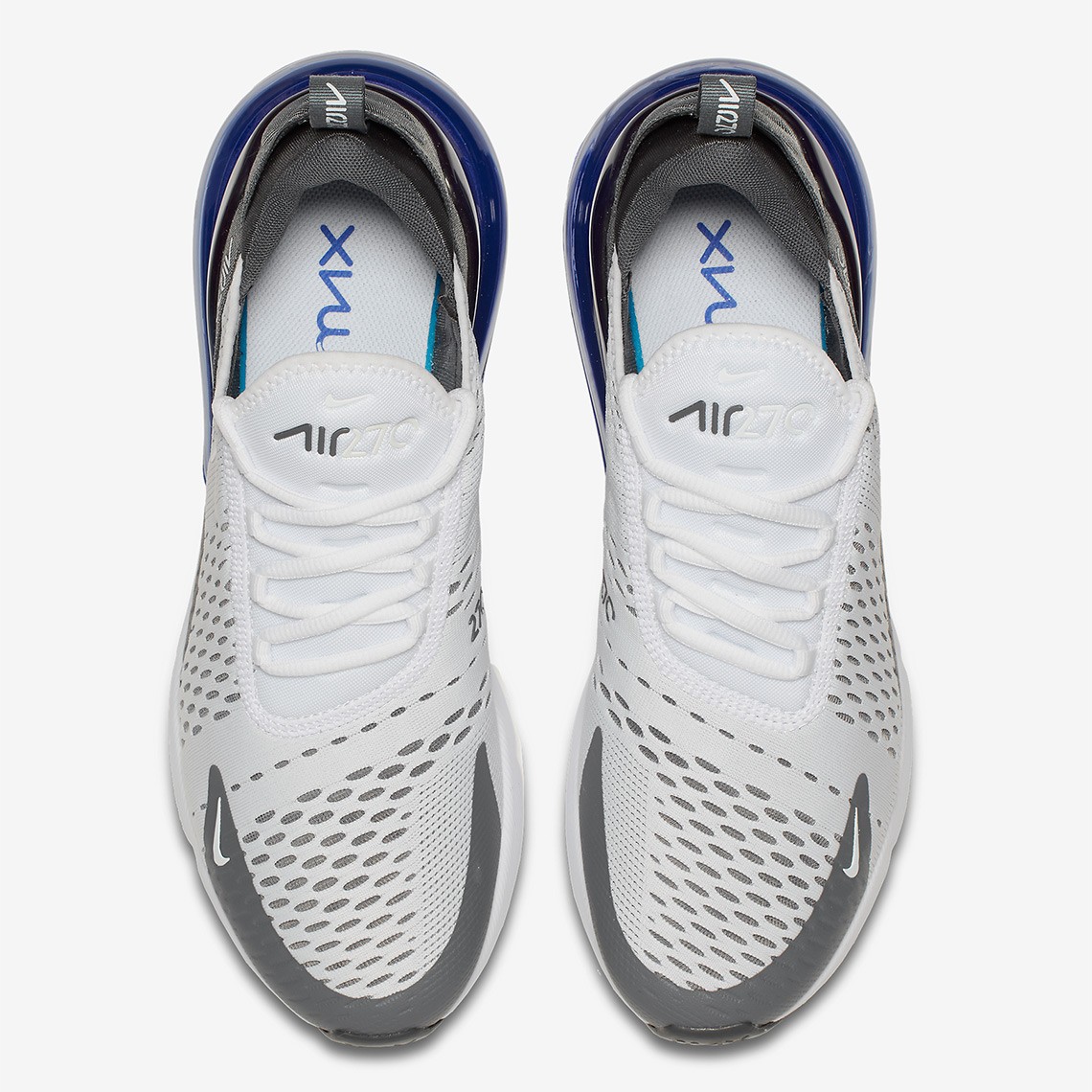 Nike Air Max 270 White Persian Violet Black AH8050-107 Men’s