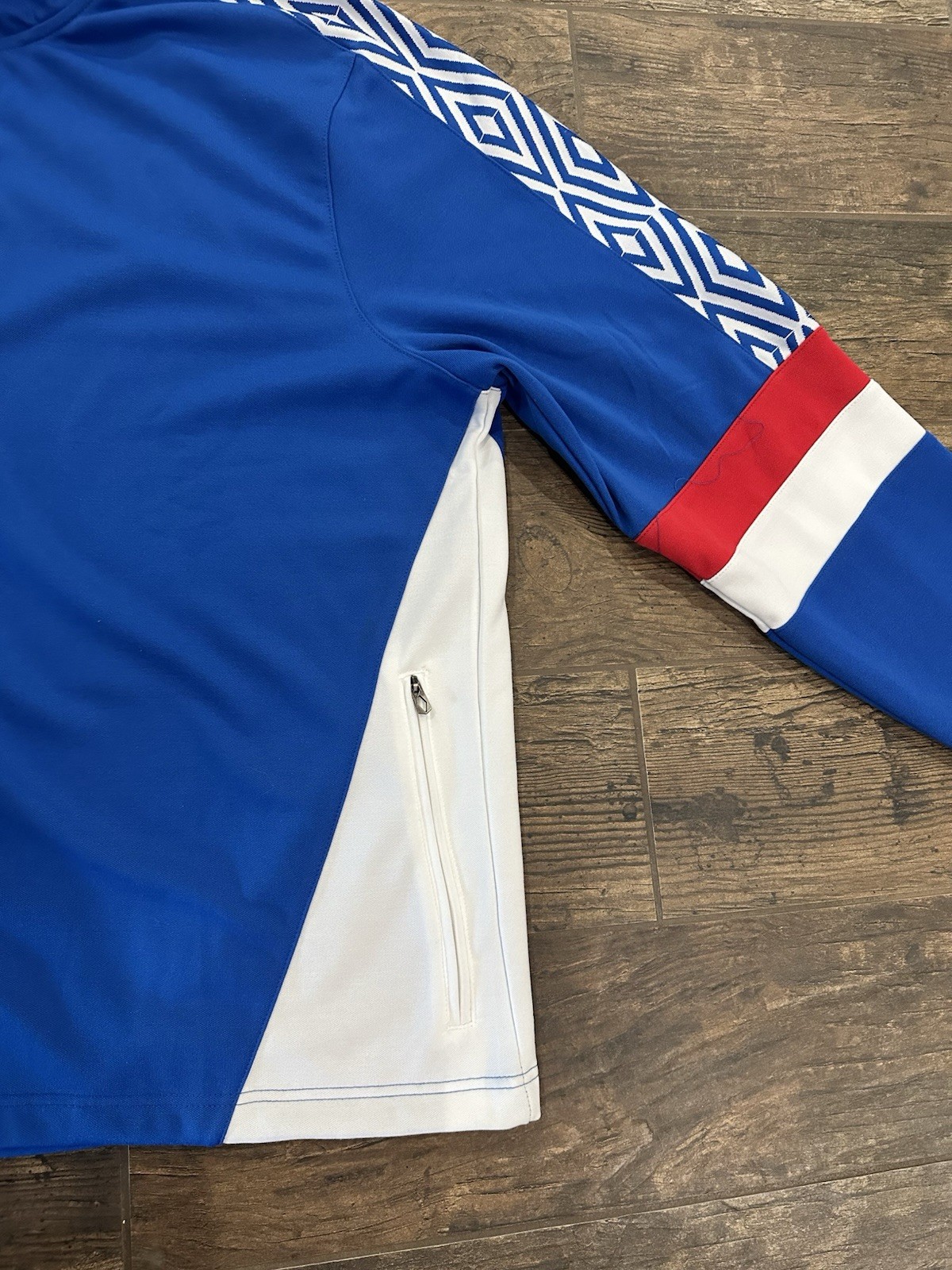 Umbro Premier Soccer Training Jacket Men’s XL Royal Blue Full Zip $100 NWT