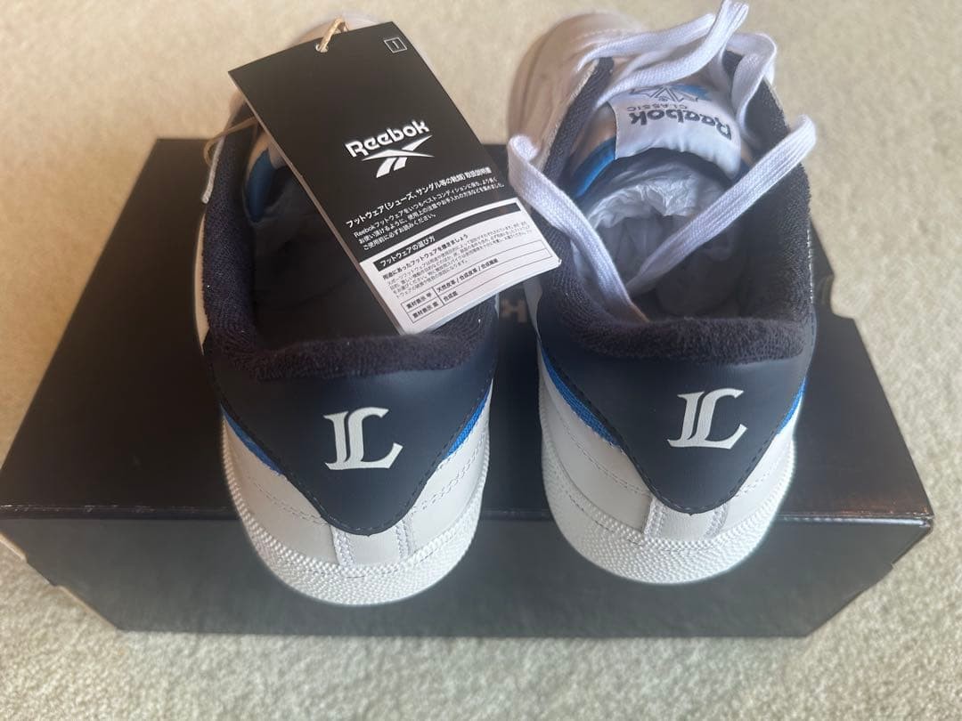 Reebok Classic Lions Sneakers Men US 11 White/Blue/Black 29cm