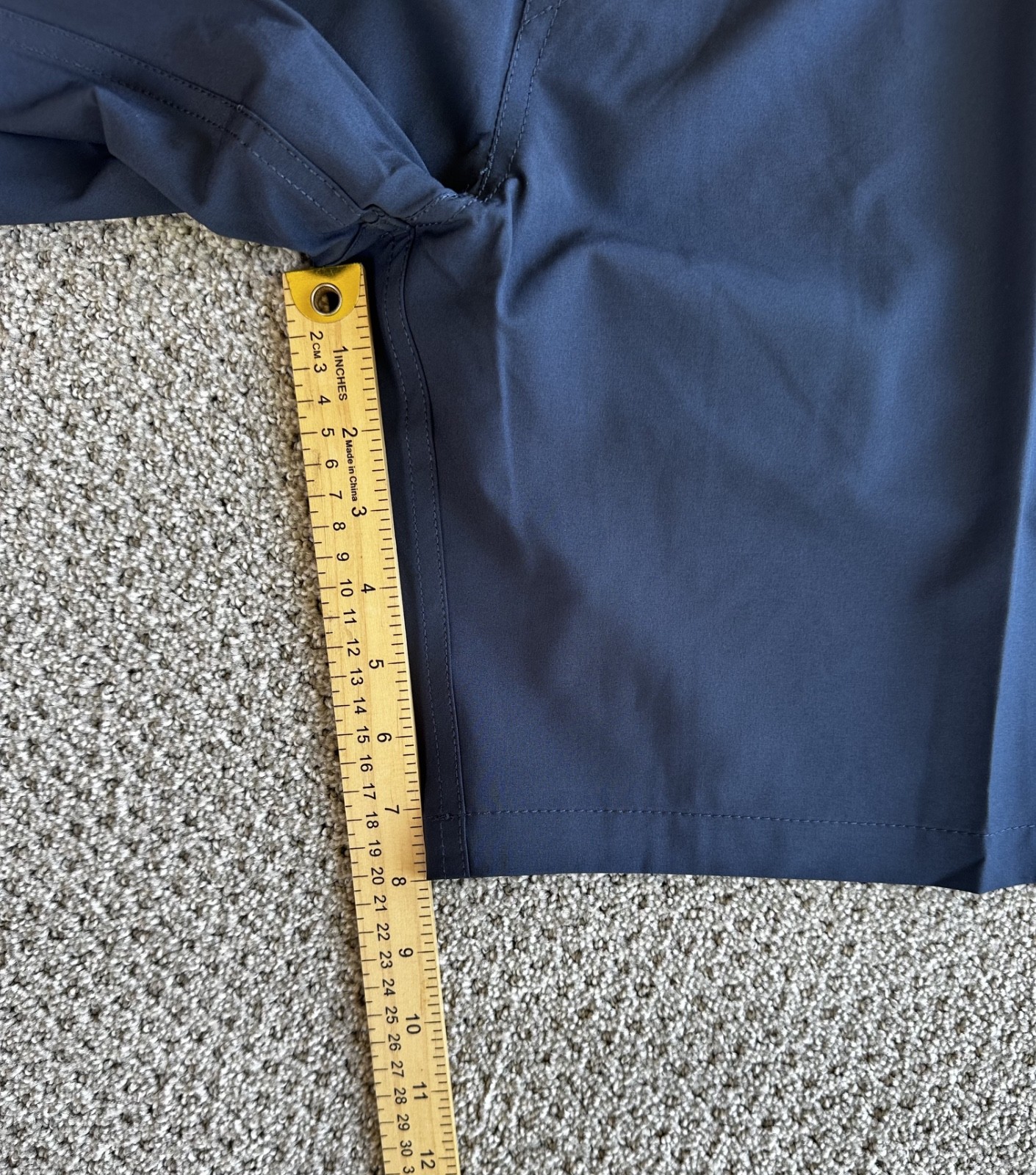 Volcom Men’s Stones 18″ Elastic Waist Hybrid Shorts Size Large Navy New With Tag