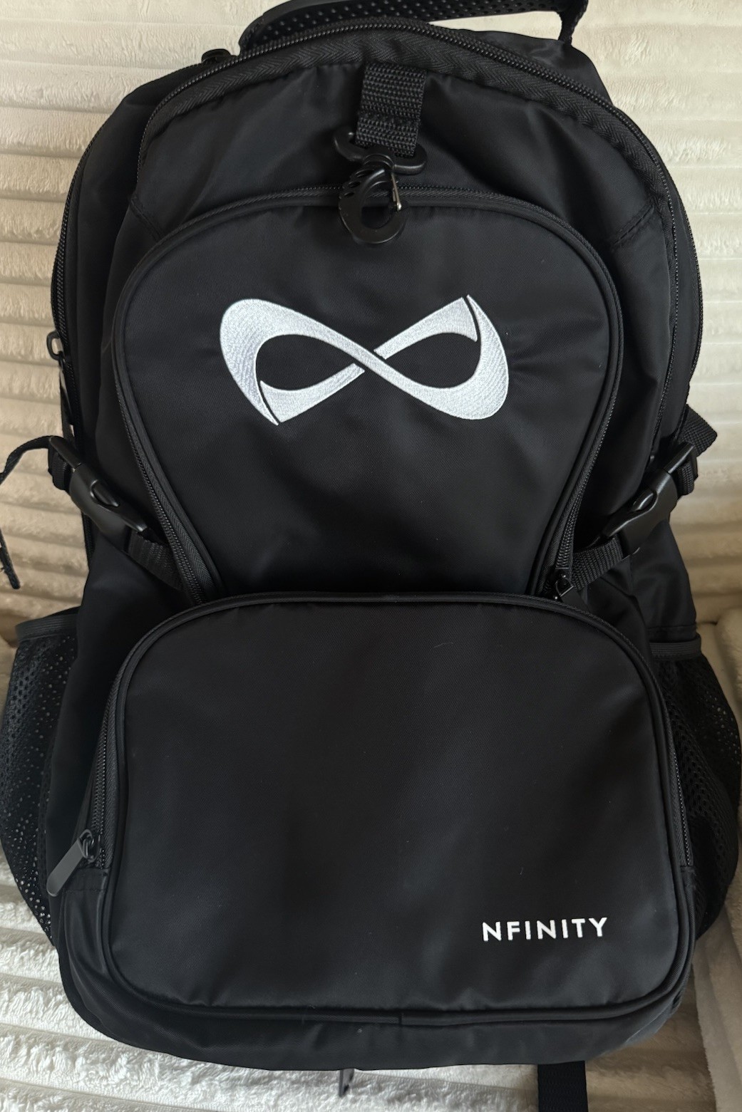 New without tags. Nfinity Classic Cheer Backpack. Black