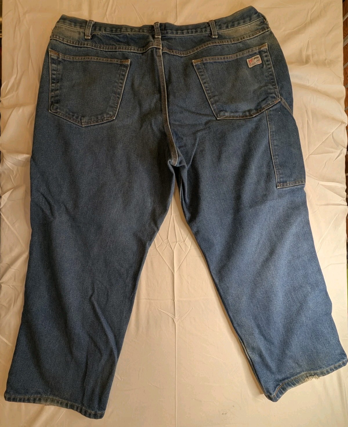 Tyndale FR Men’s Broken-In Relaxed Fit Blue Jeans F290T CAT 2 Denim 44 28 FRMC