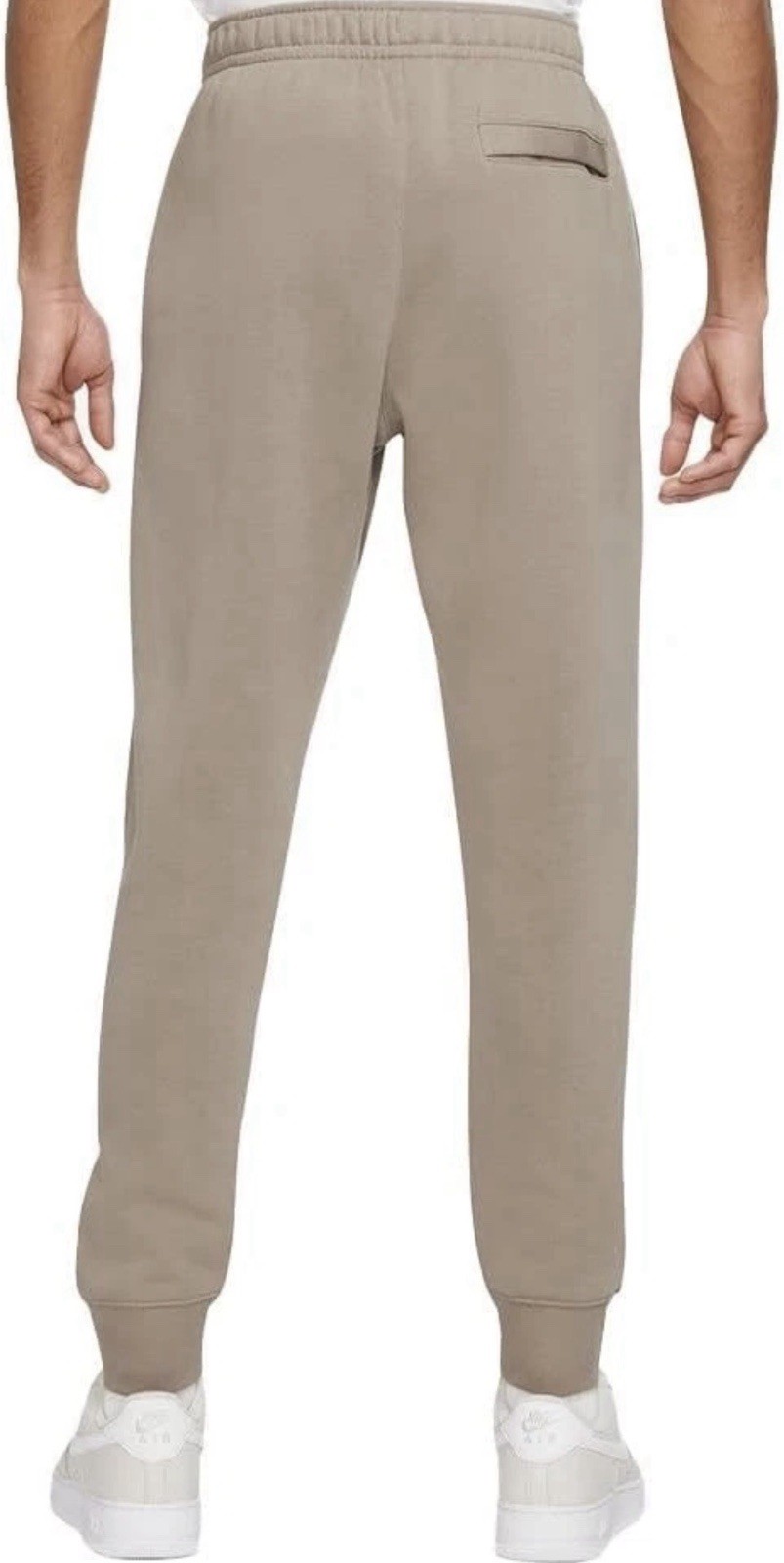 Men’s Nike Sportswear Khaki/White Club Fleece Jogger Large (BV2671 247)