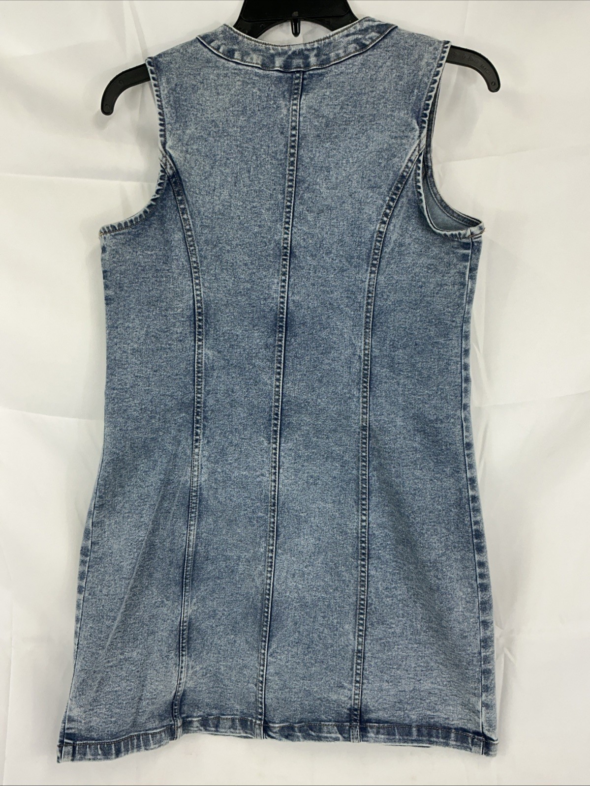 NWT Frye Small Sleeveless Denim Mini Dress Light Wash
