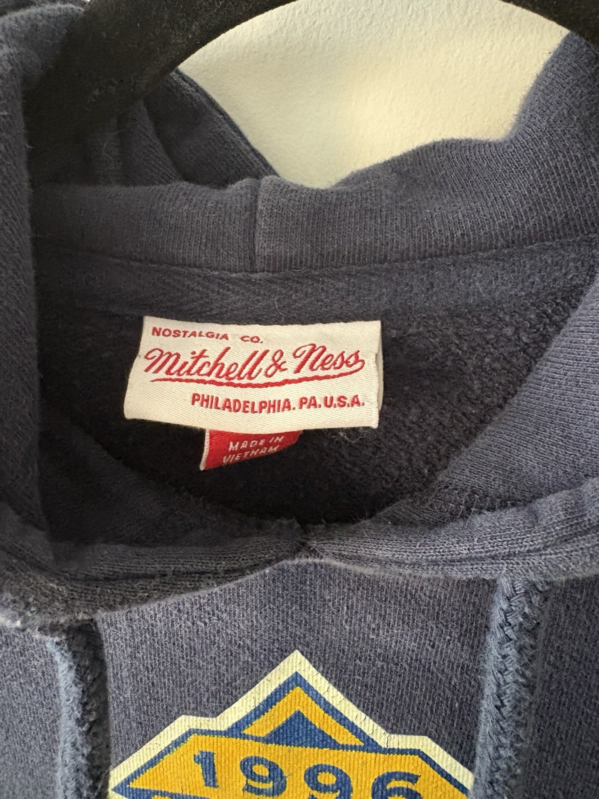 New York Yankees 1996 World Series Mitchell & Ness Navy MLB Graphic Hoodie Small