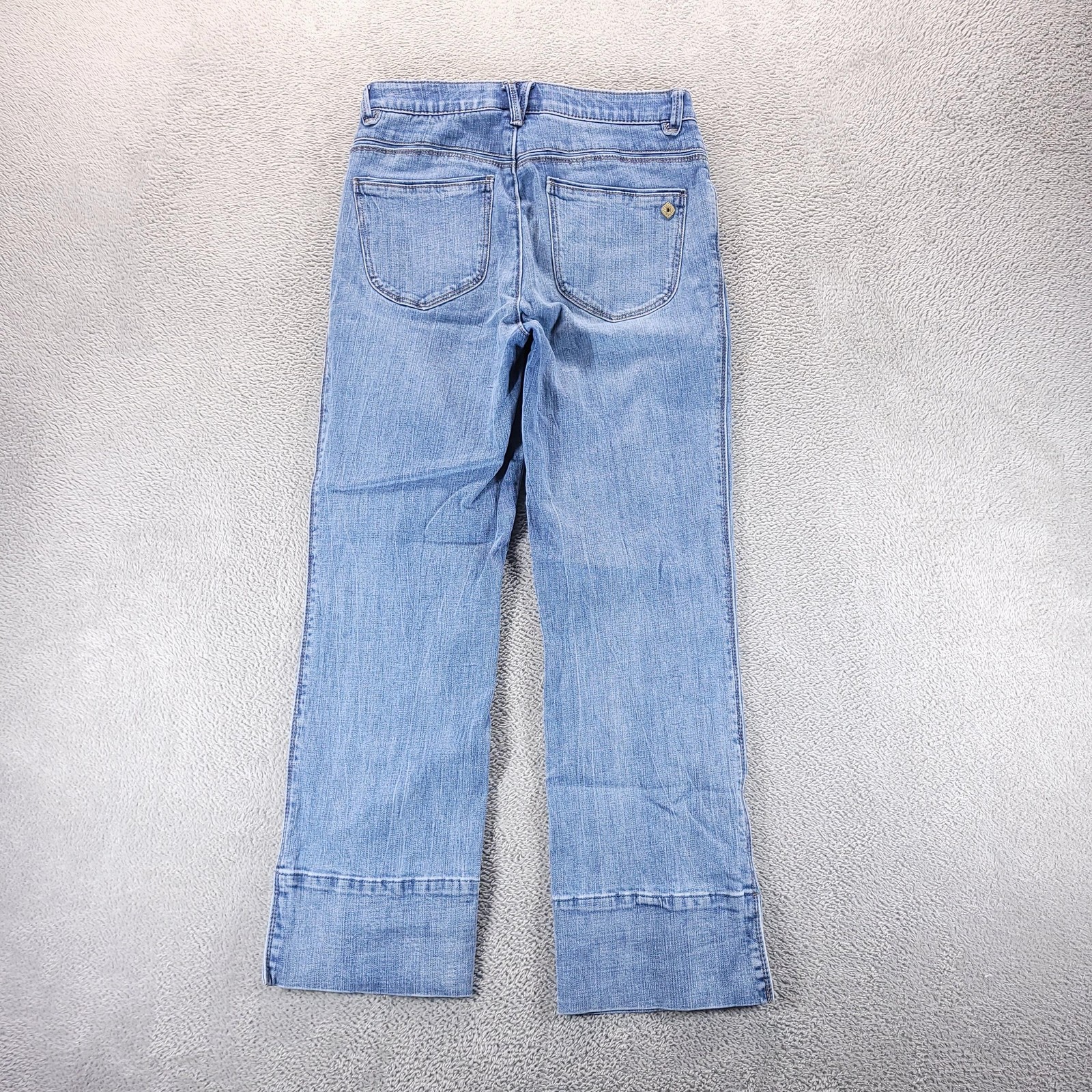 Democracy Jeans Womens 2 Blue High Rise Straight Ab Solution Stretch