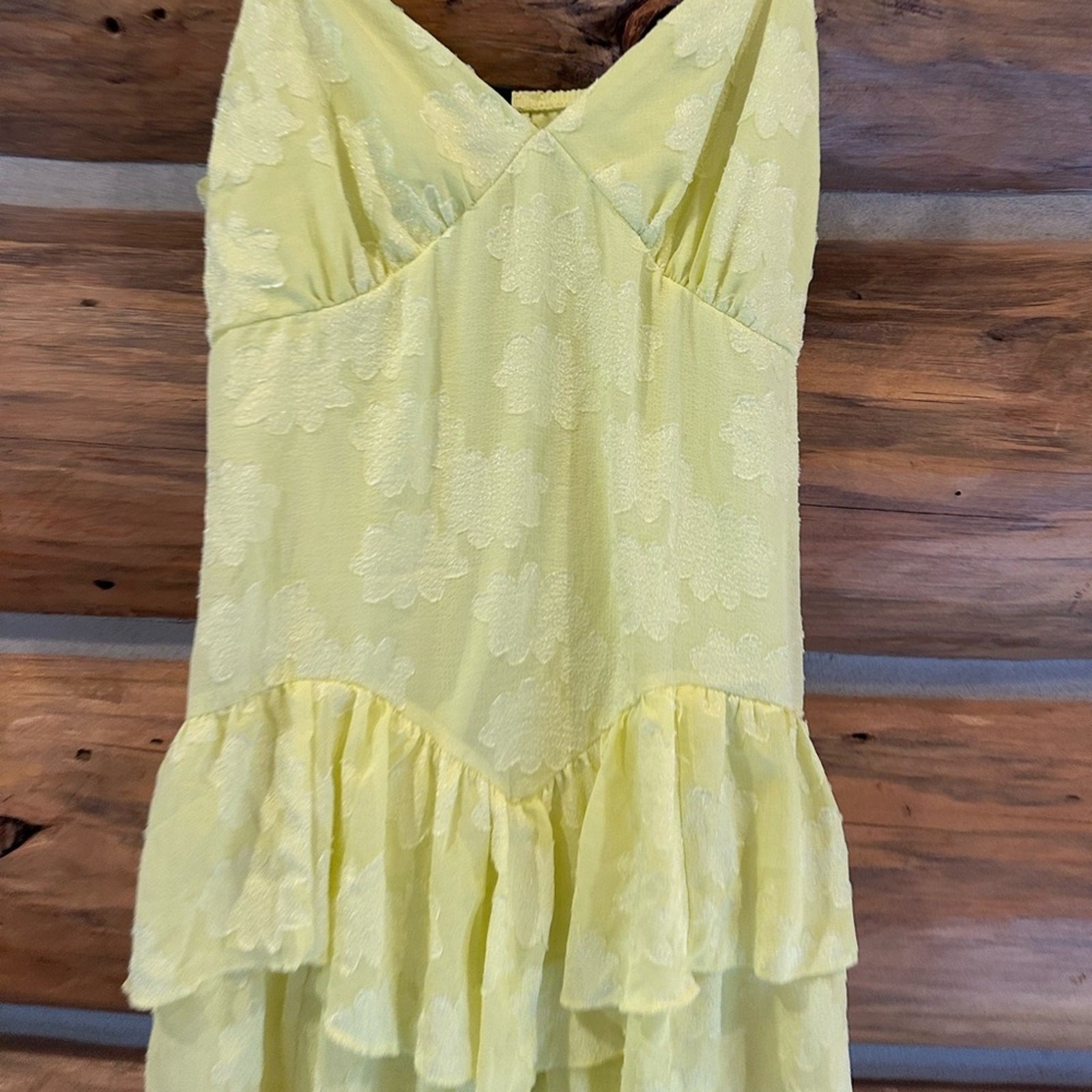 Wild Fable Triangle Cup Tiered Mini Dress size M