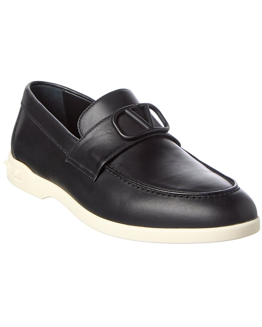 Valentino Vlogo Leather Loafer Men’s 39