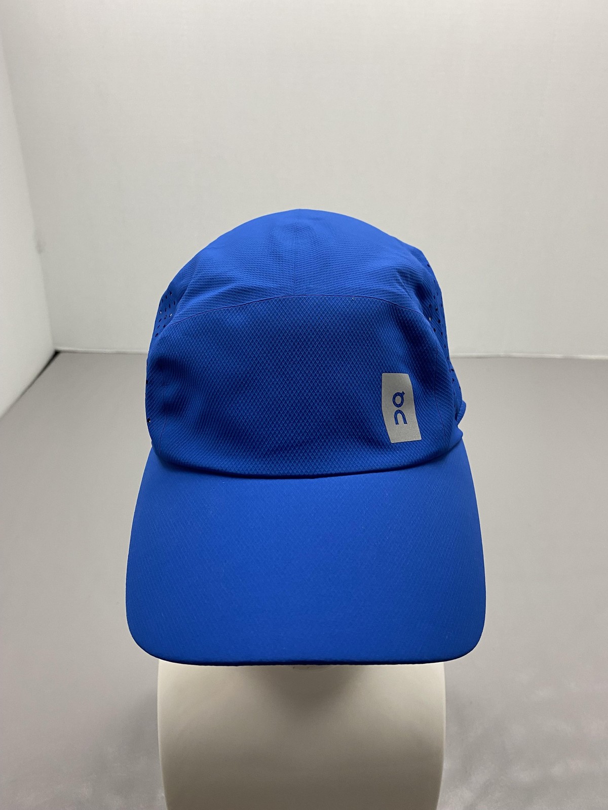Hat Cap Strap Back One Size On Blue Lightweight Mesh Breathable Mens Adjustable