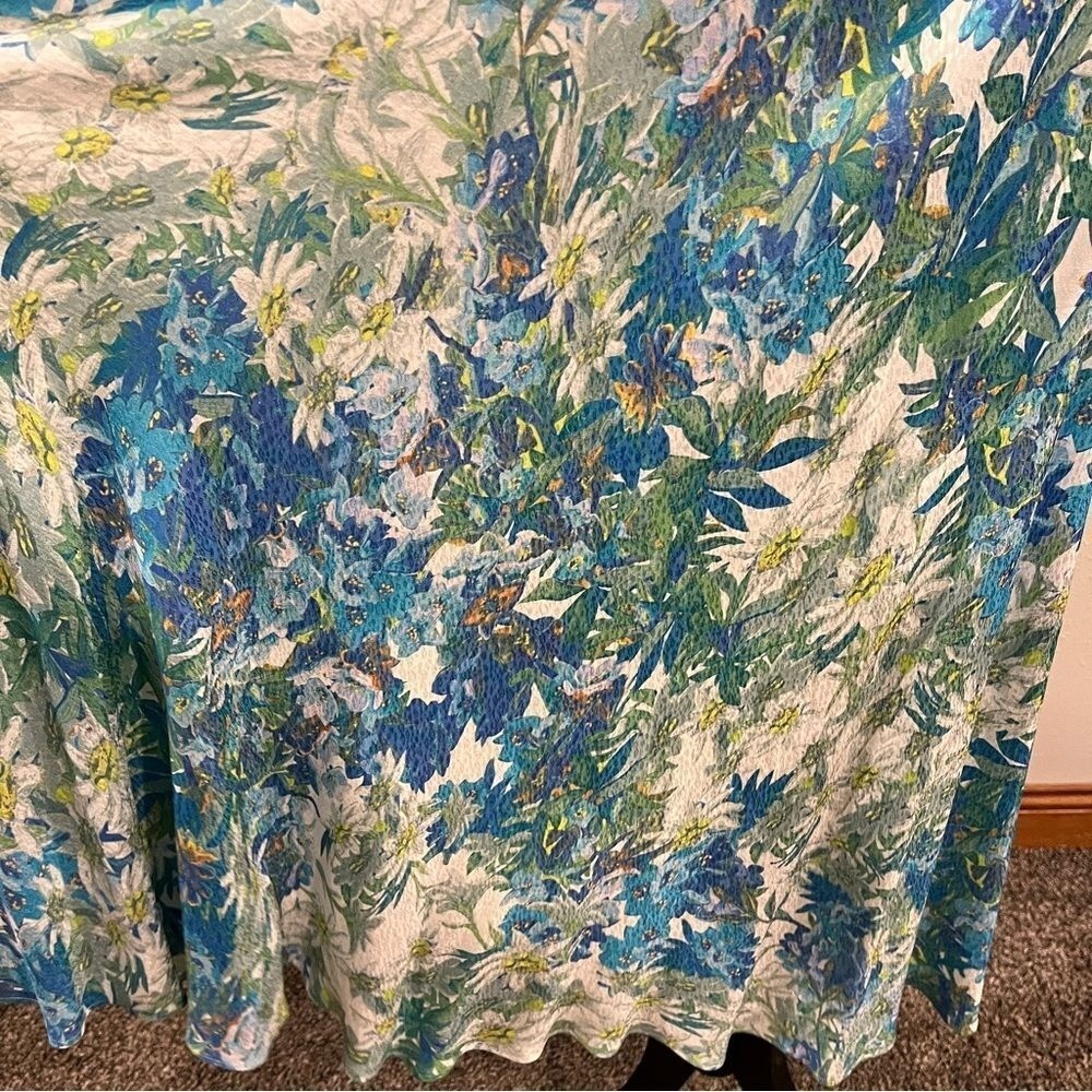 Ted Baker Nicciey Floral Puff Sleeve Midaxi Dress size 6