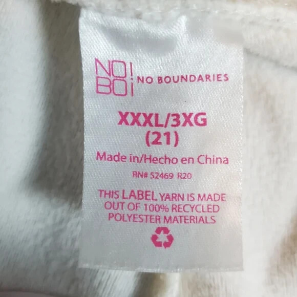 No Boundaries Super Plush High Waisted Velour Leggings, XXXL (21)