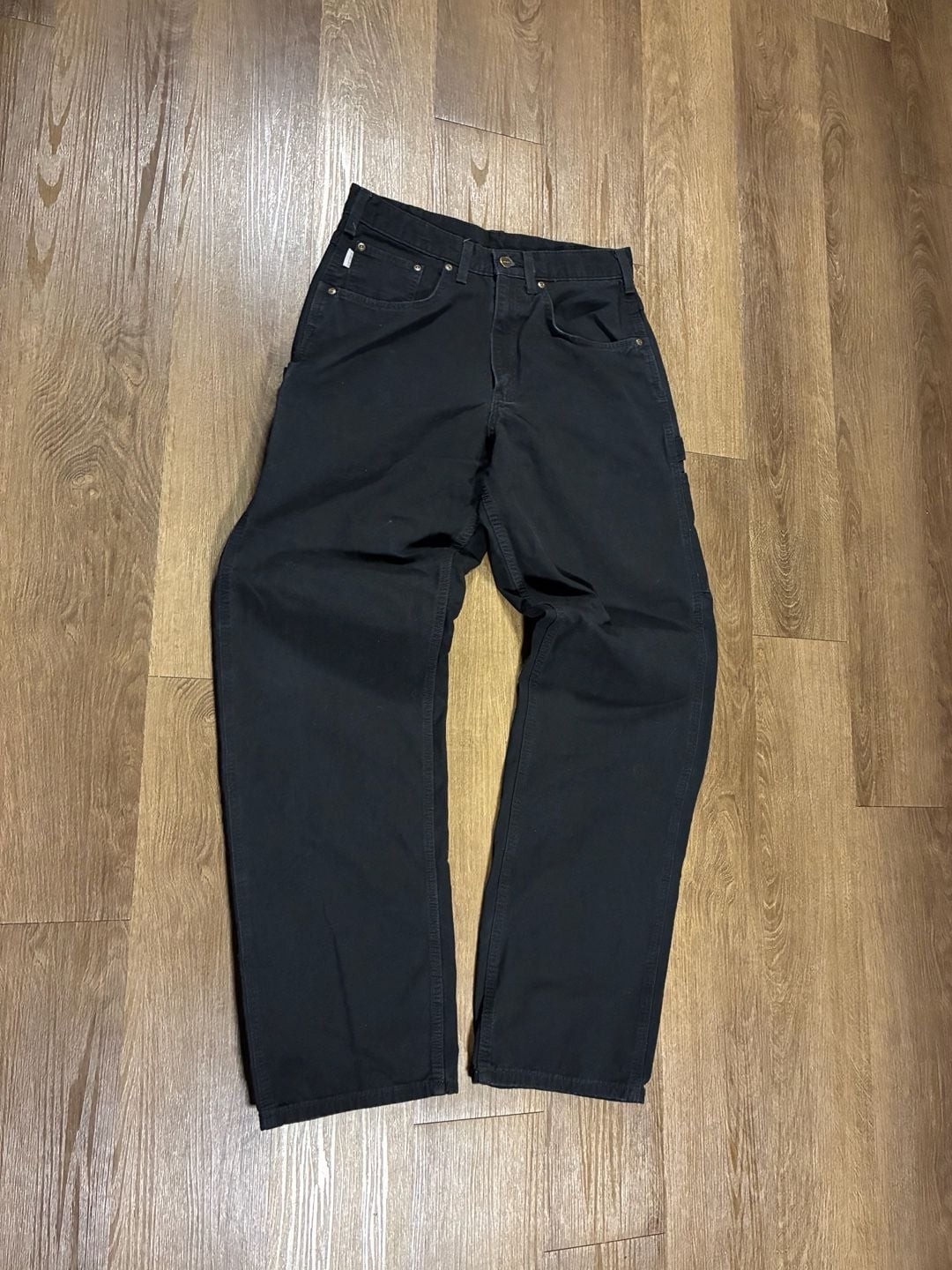 Carhartt B159-BLK Loose Original Fit Black Work Jeans 32×34
