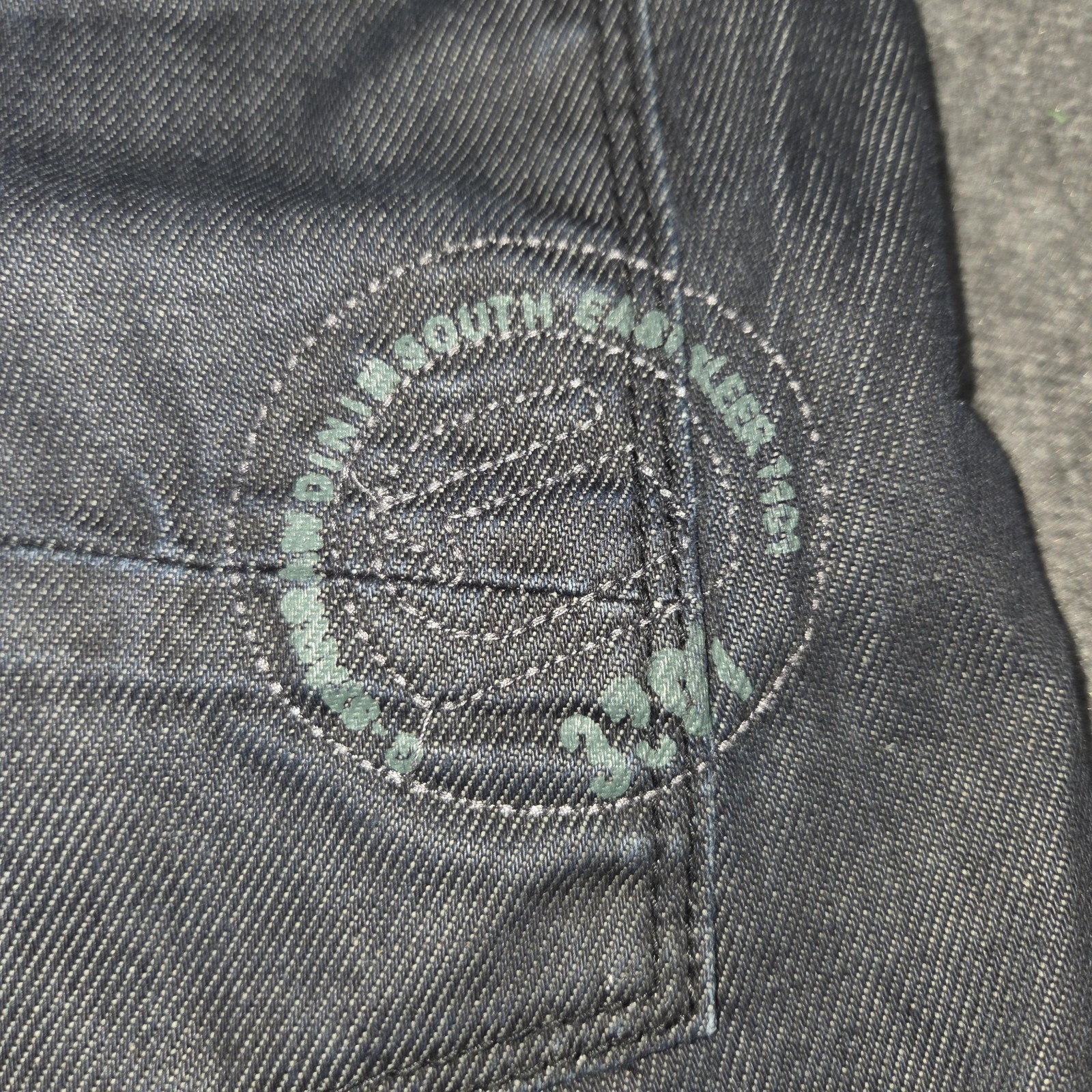 G-Star RAW Jeans Mens 36×32 Blue 3301 Straight Denim Belted Pockets Dark Wash