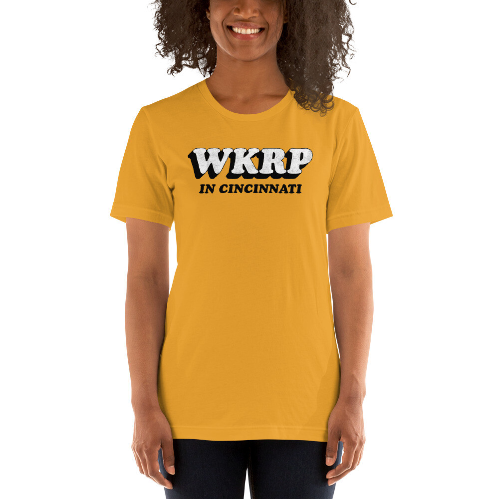 WKRP IN CINCINNATI TV Show Graphic Tee Shirt Short-Sleeve Unisex T-Shirt