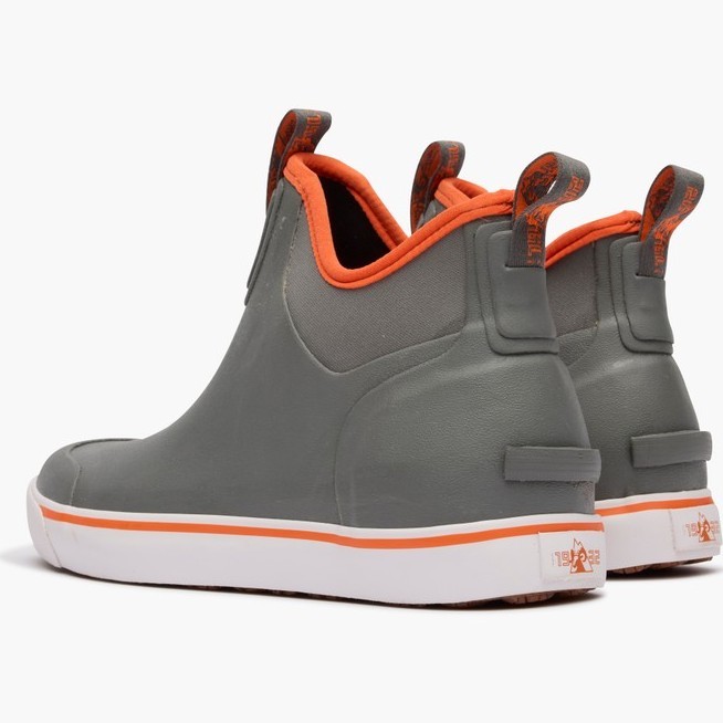 Rocky Dry-Strike Waterproof Deck Boot – Gray & Orange | RKS0522 Fishing Boots