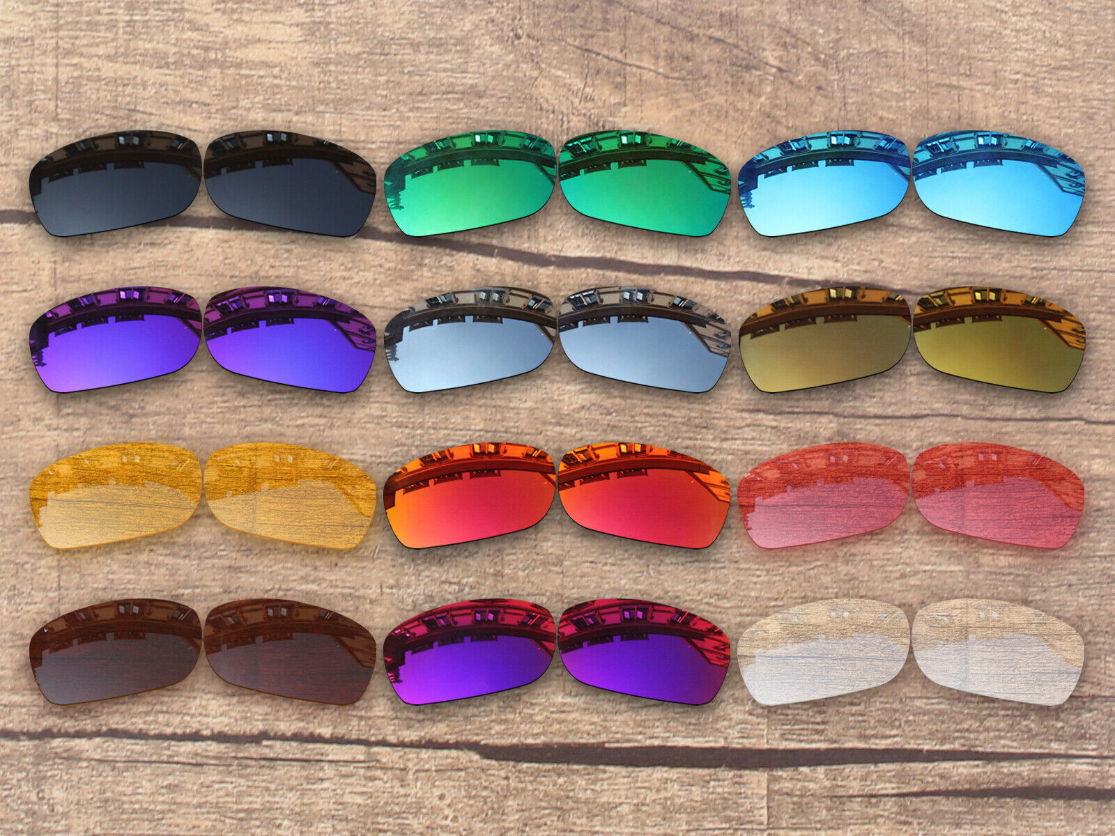 Vonxyz Polarized Replacement Lenses for-Oakley Fives Squared Sunglass – Options