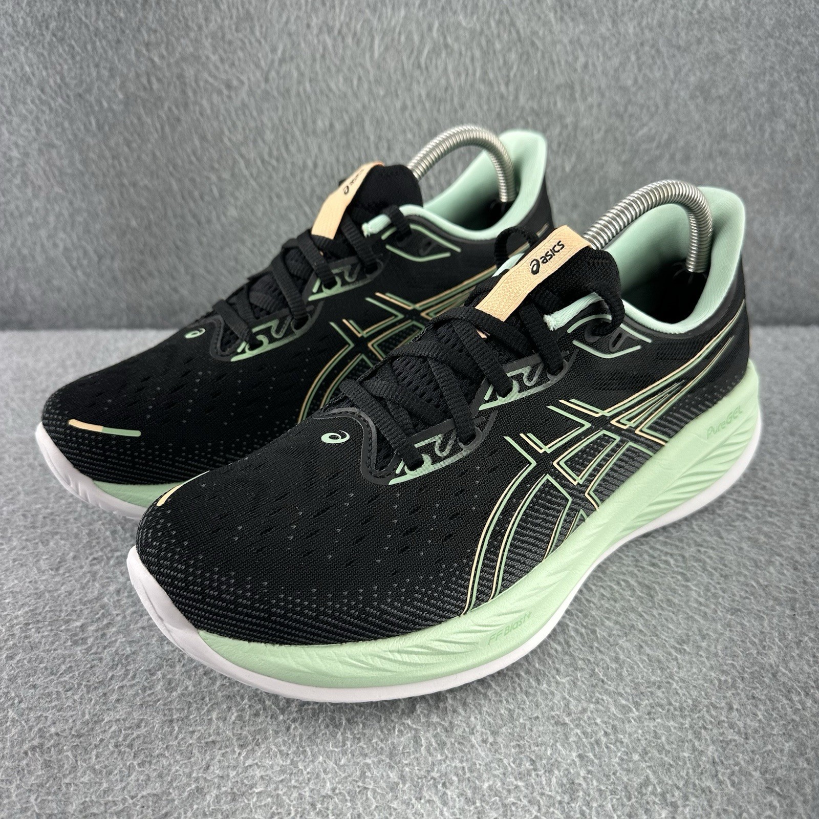 Asics Gel Cumulus 26 Womens Size 9.5 Black Mint Athletic Running Shoes Sneakers