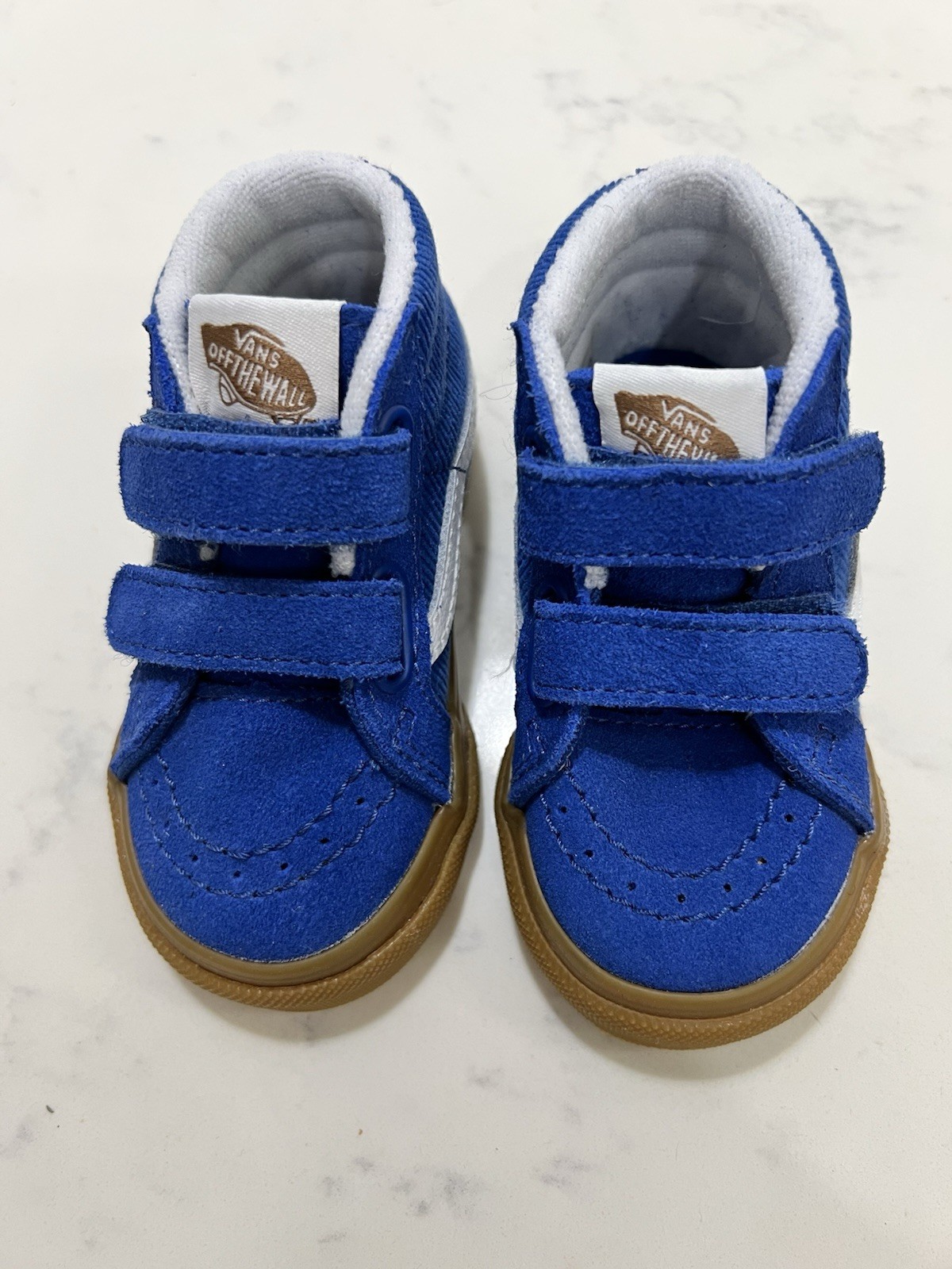 Blue Toddler Vans With Velero Straps
