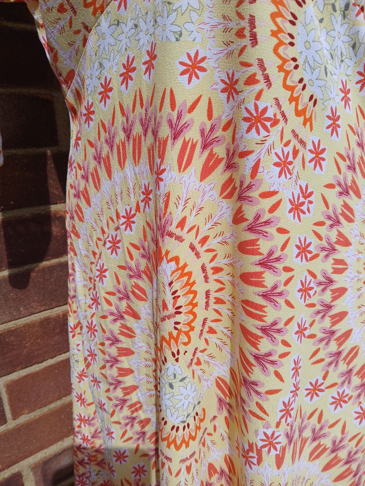OLIVER BONAS UK SIZE 8 TRIBAL PRINT MIDI DRESS BOHEMIAN
