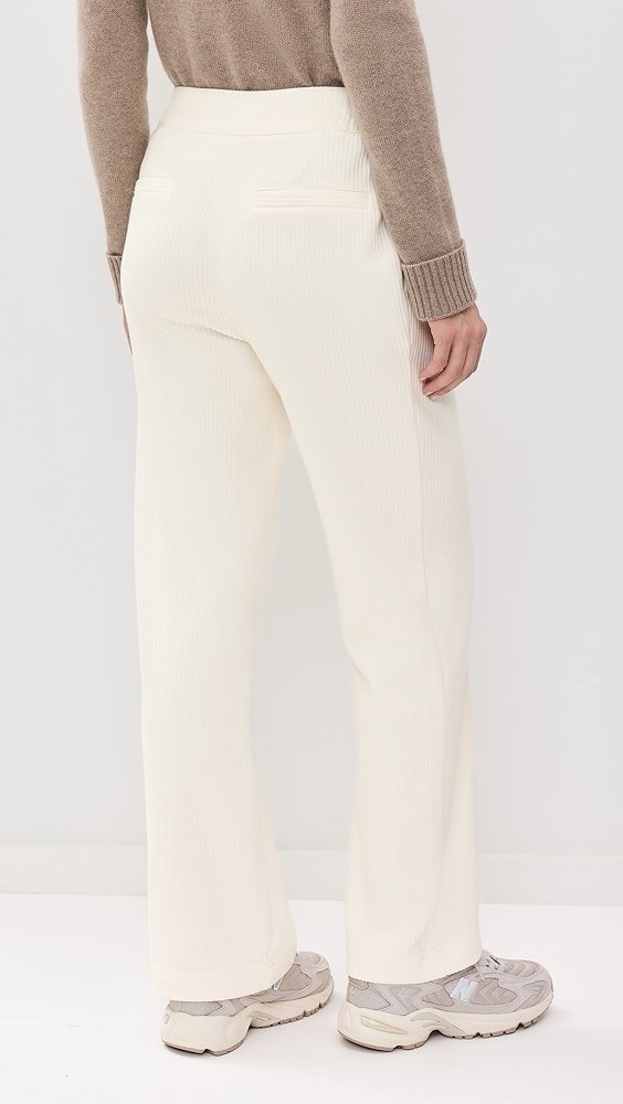 Varley Aberdeen straight leg pants in egret – medium nwt