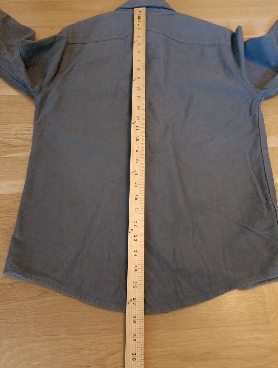 LL Bean Signature Archive 1933 Chamois Cloth Shirt Men’s Small S Gray Slim Fit