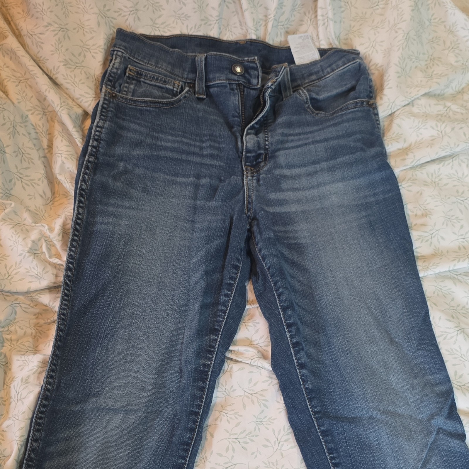 Kirkland Signature Women’s High Rise Skinny Blue Denim Jeans Cotton Size 4