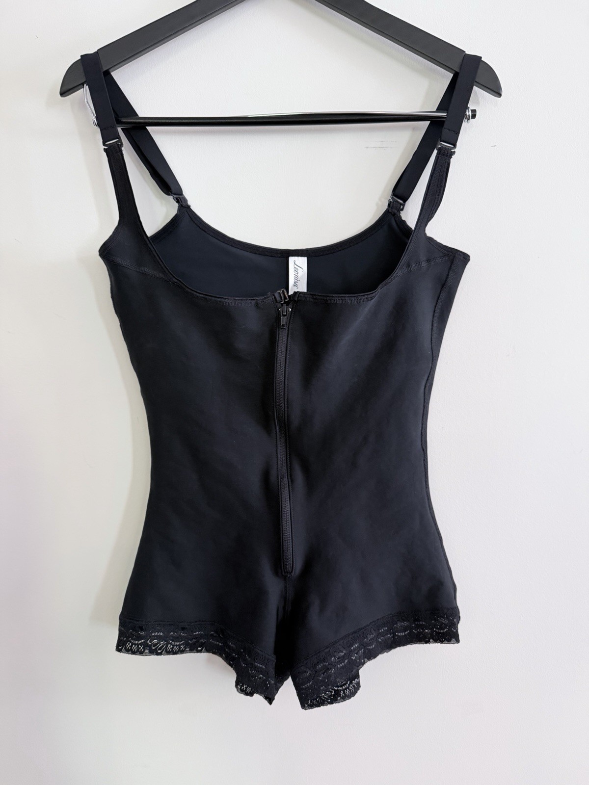 Leonisa 018678N PowerSlim Open Bust Body Shaper Boyshort Faja XL