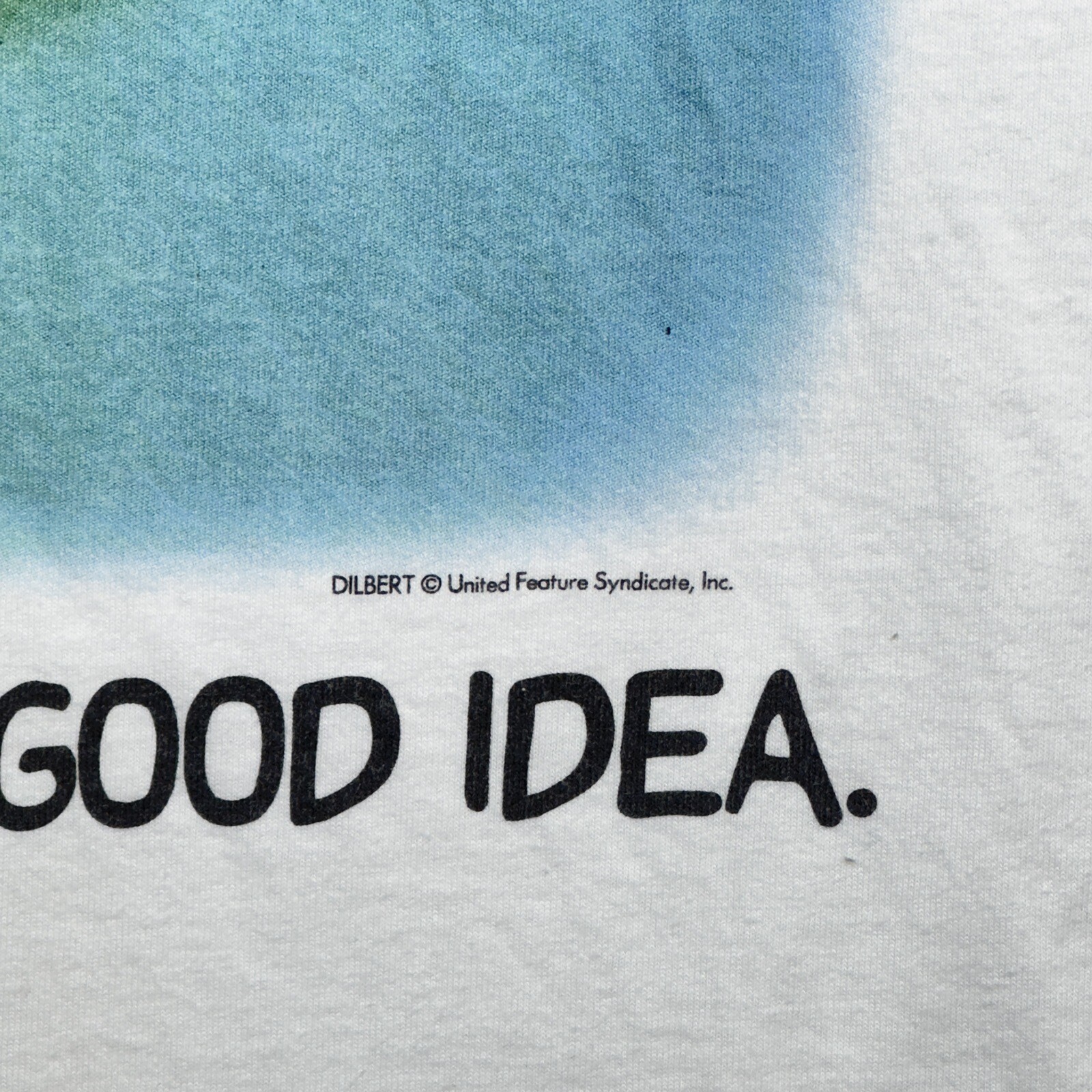 Vintage 90s Dilbert Shirt Large Casual-Day Single-Stitch Tee XL