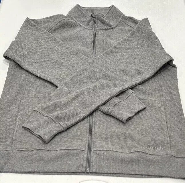 Bench Urbanwear Full Zip Jacket Moisture Wicking, Gray, XXL