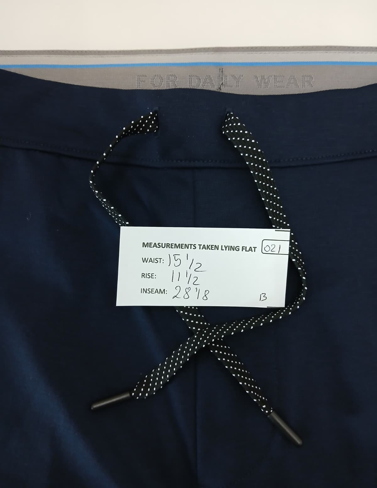 Mack Weldon For Daily Wear Sweatpants Jogger Navy Drawstring Stretch Men’s S