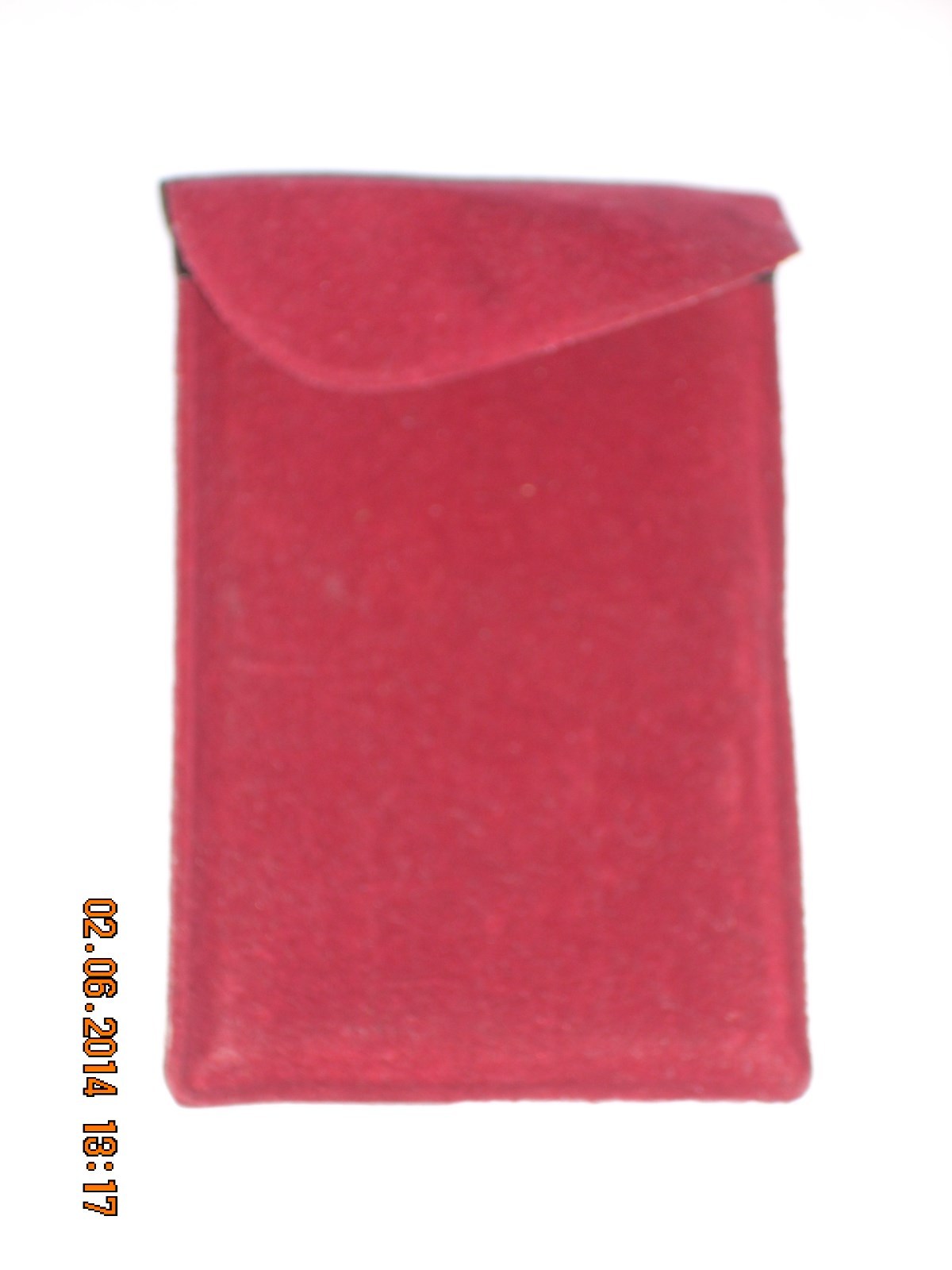 Aluminum Business Card Holder with plastic & suedelike holder 3 3/4 by 2 1/4