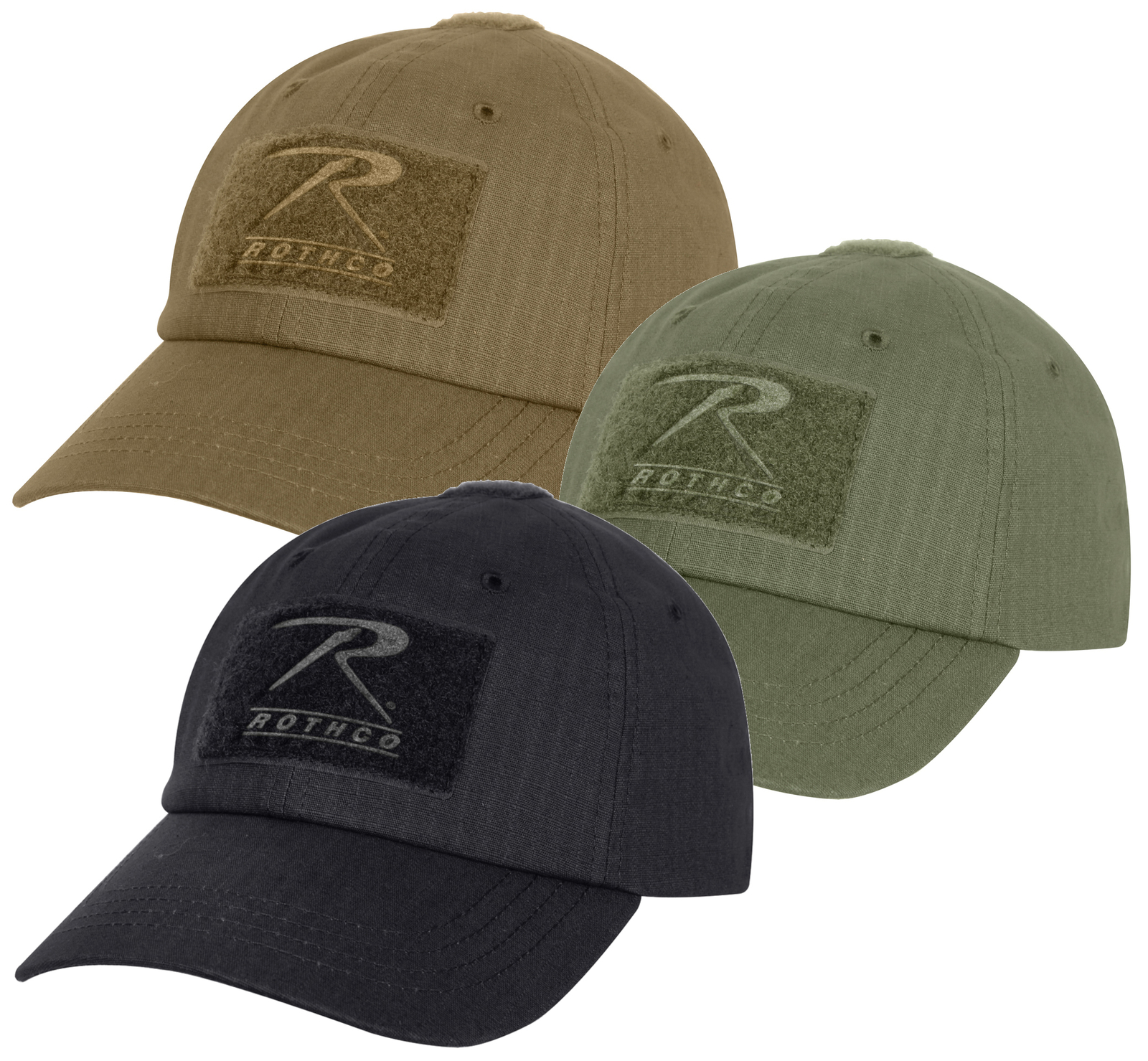 Rip Stop Operator Tactical Cap – Baseball Hat with U.S. Patch