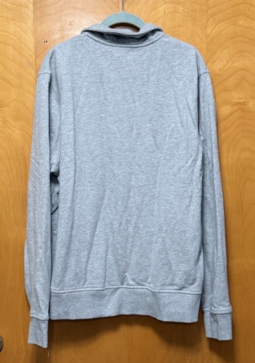Michael Kors Mens Pullover Half Zip Mock Sweatshirt Casual Preppy MK Lt Gray XL