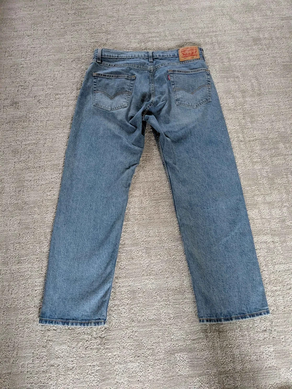 Levi’s Strauss Men’s Classic 505 Series Blue Denim Straight Leg Jeans Size 34/29