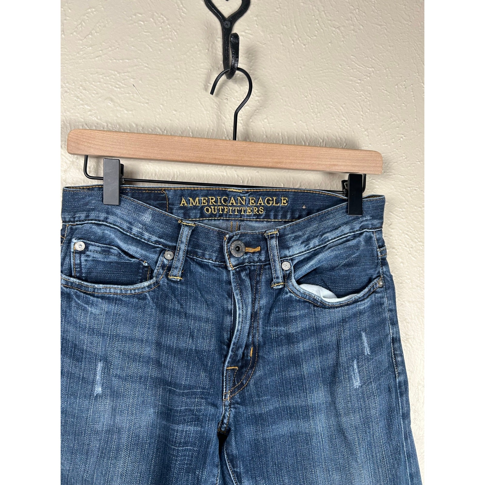 American Eagle Jeans Men’s Size 28×32 Blue Denim Tapered Leg Classic Pants