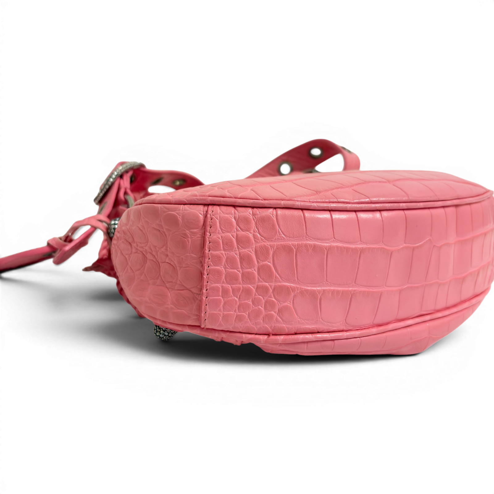 BALENCIAGA Le Cagole Shoulder Bag XS Linestone Pink