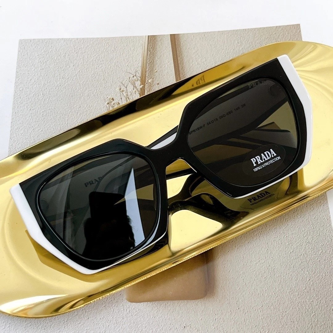 PRADA PR15WS 09Q5S0 54MM Black Talc Dark Grey Women’s Sunglasses