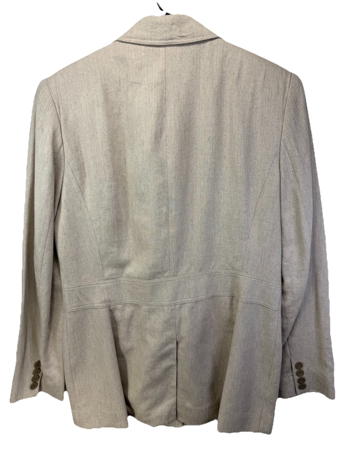 NWT Talbots Collection Beige Linen Blend Safari Style Jacket Size 6 MSRP $ 208