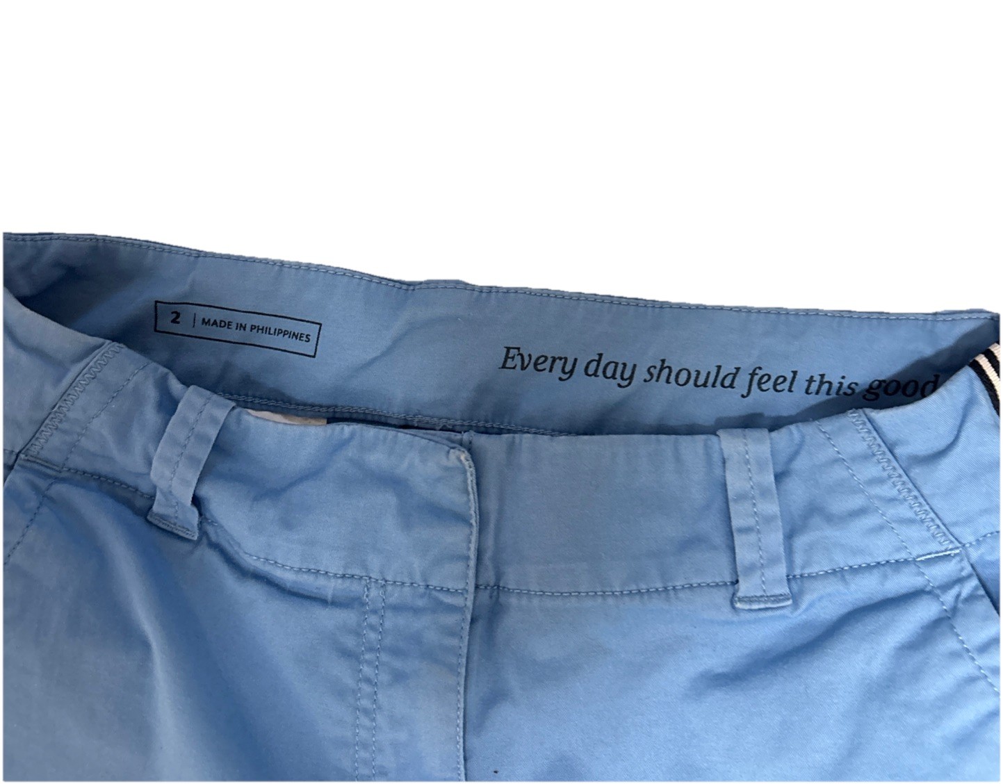 Vineyard Vines Everyday Chino Shorts Women’s Size 2 Stretch Stripe 3.5” Inseam