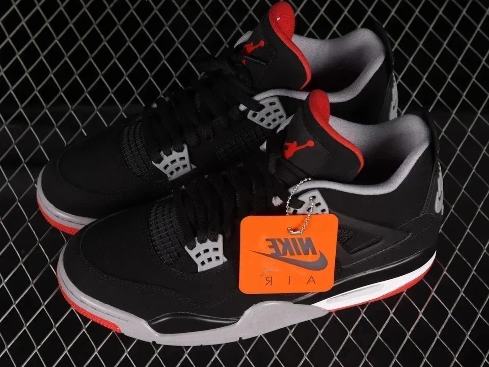 NEW Jordan 4 Retro “Bred” 308497-060 Men’s Size US 7-12
