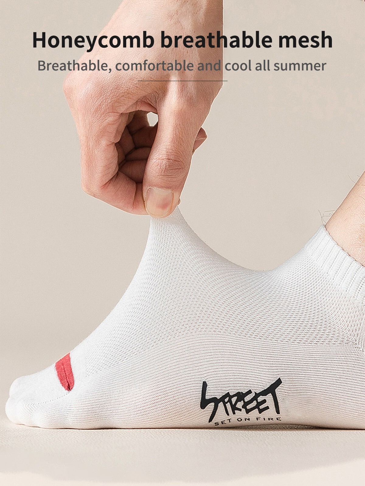 10 Pairs Socks | Ultra-Thin Low Cut Invisible Socks | Breathable for Casual Wear