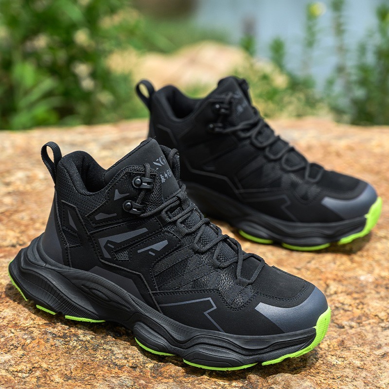 Men Work Shoes Breathable Steel Toe Boots Lightweight Safety Work Shoes Sneaker