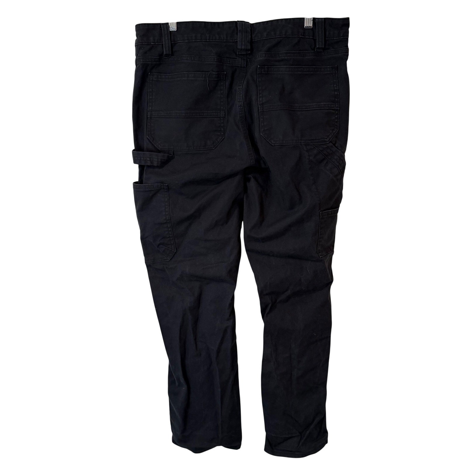 Engelbert Strauss Mens Work Pants 38×32 Black Excellent Cargo Hammer Loop