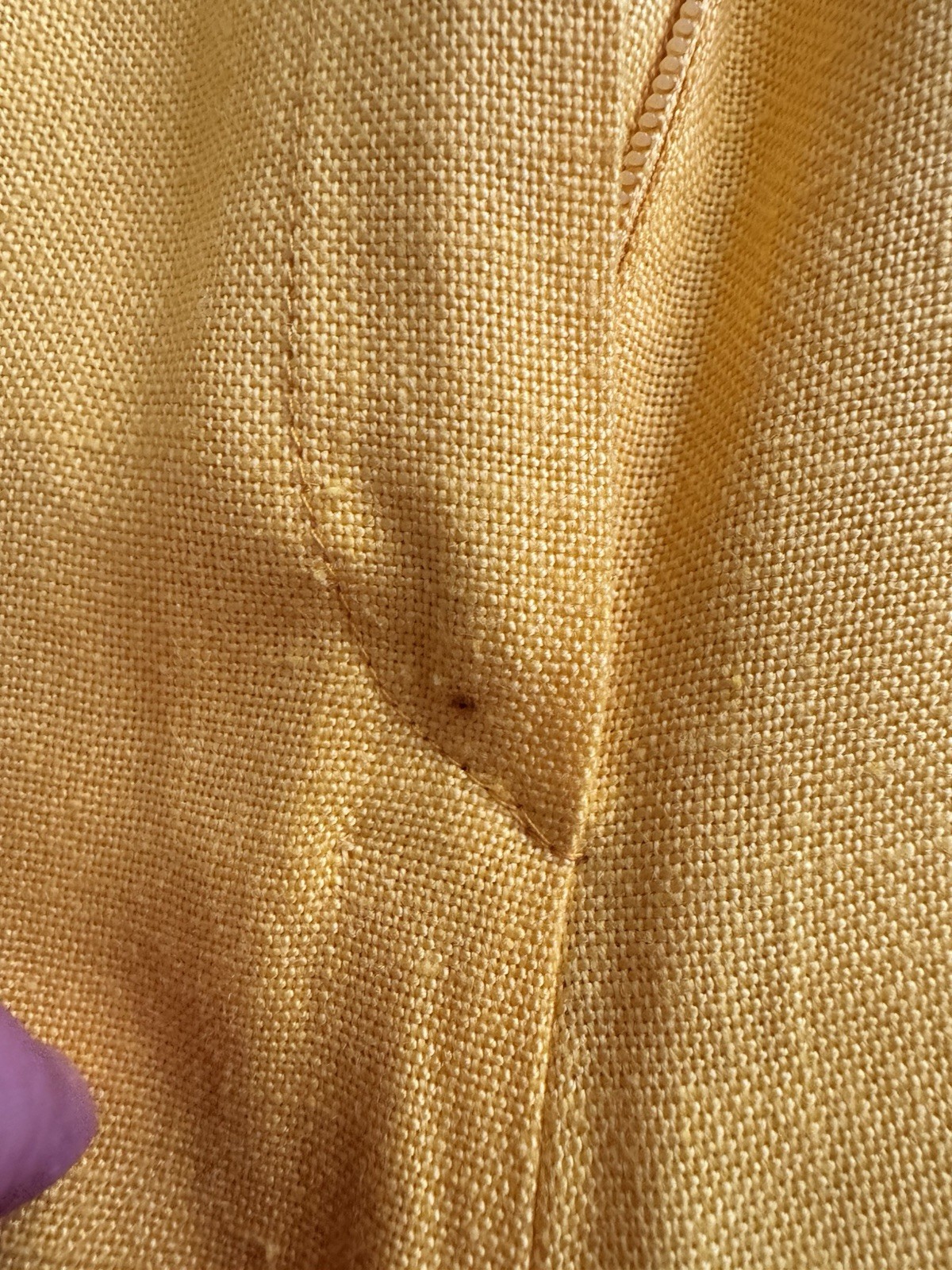 VTG Yellow Poly Rayon Bermuda Short Suit Set Marigold Officecore Blazer Set 10