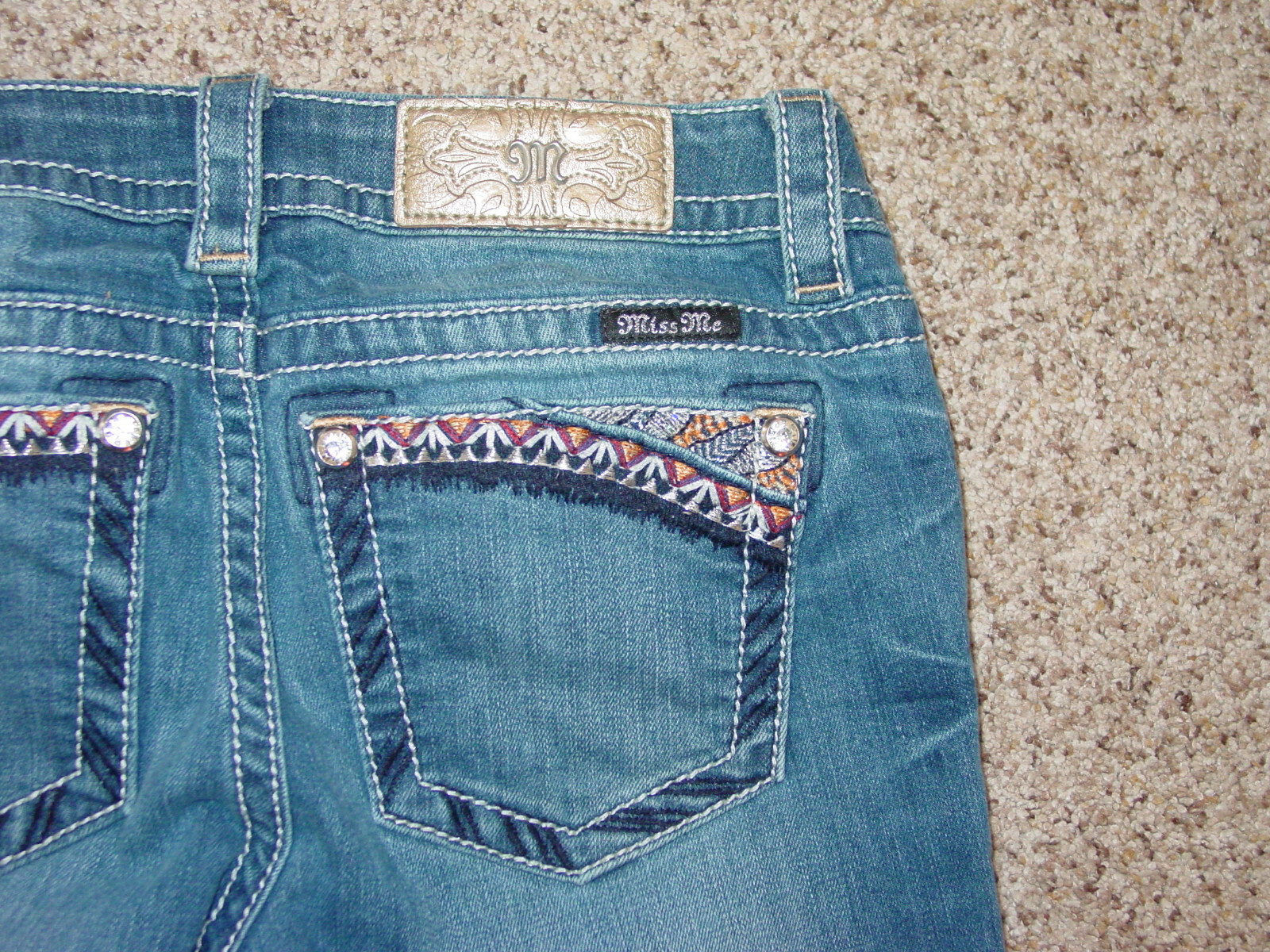 Womens Miss Me JP7697B4D Signature Boot Jeans! Size 27×29