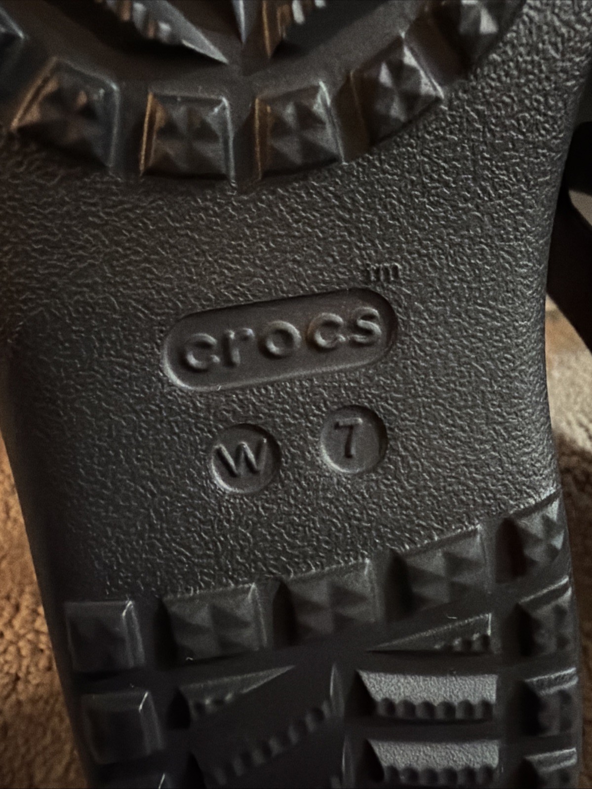 Crocs Kadee Wedge Flip Black Flip Flop Sandals. Sz 7. NWT!