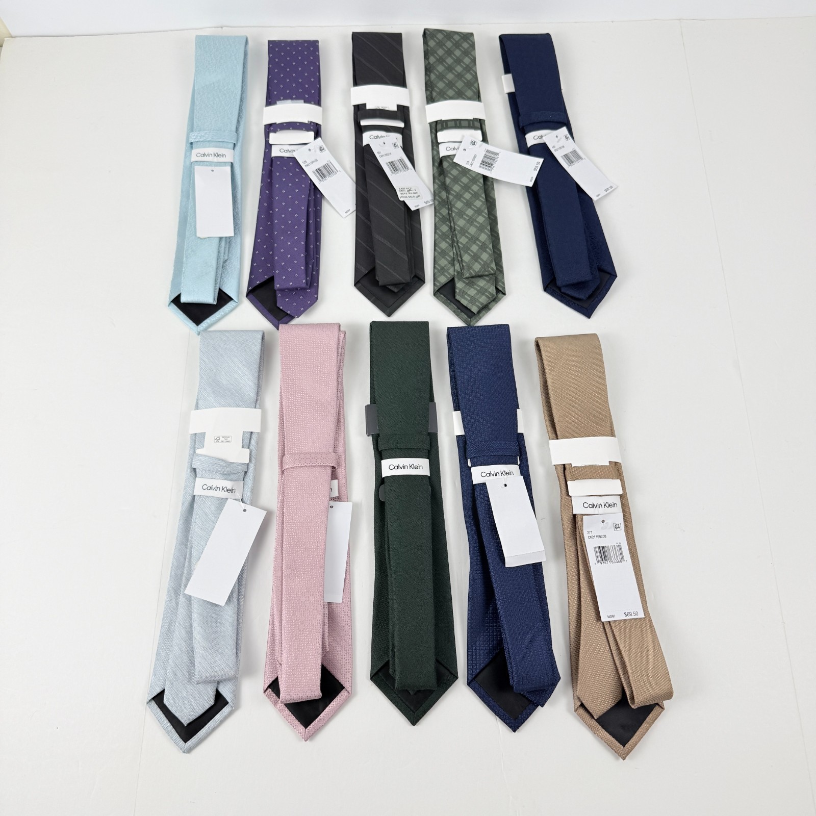 Calvin Klein Men’s Premium Ties Assorted Business Wedding Formal New Fast Ship