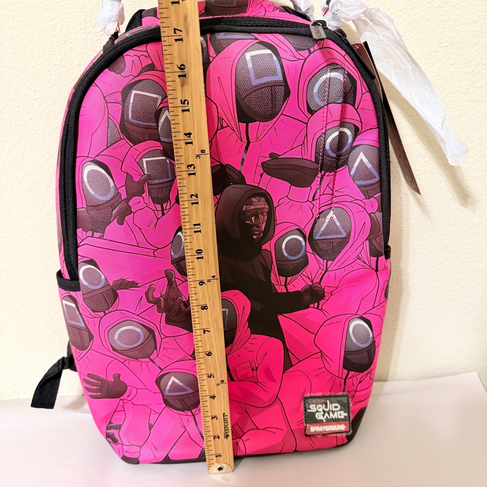 Sprayground Squid Game Frontman Backpack Limited Edition 2025 Multicolor/Pink
