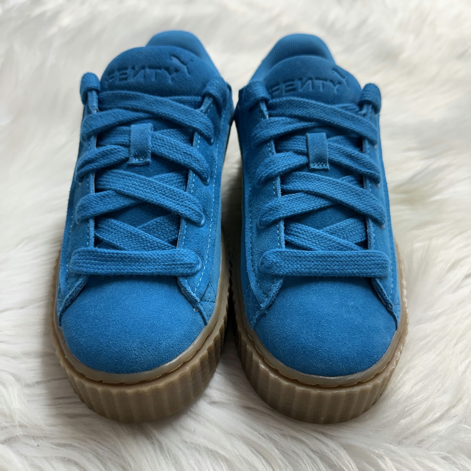 Puma Creeper Phatty Rihanna Fenty Speed Blue Womens 399332-02 NEW Multi Sz